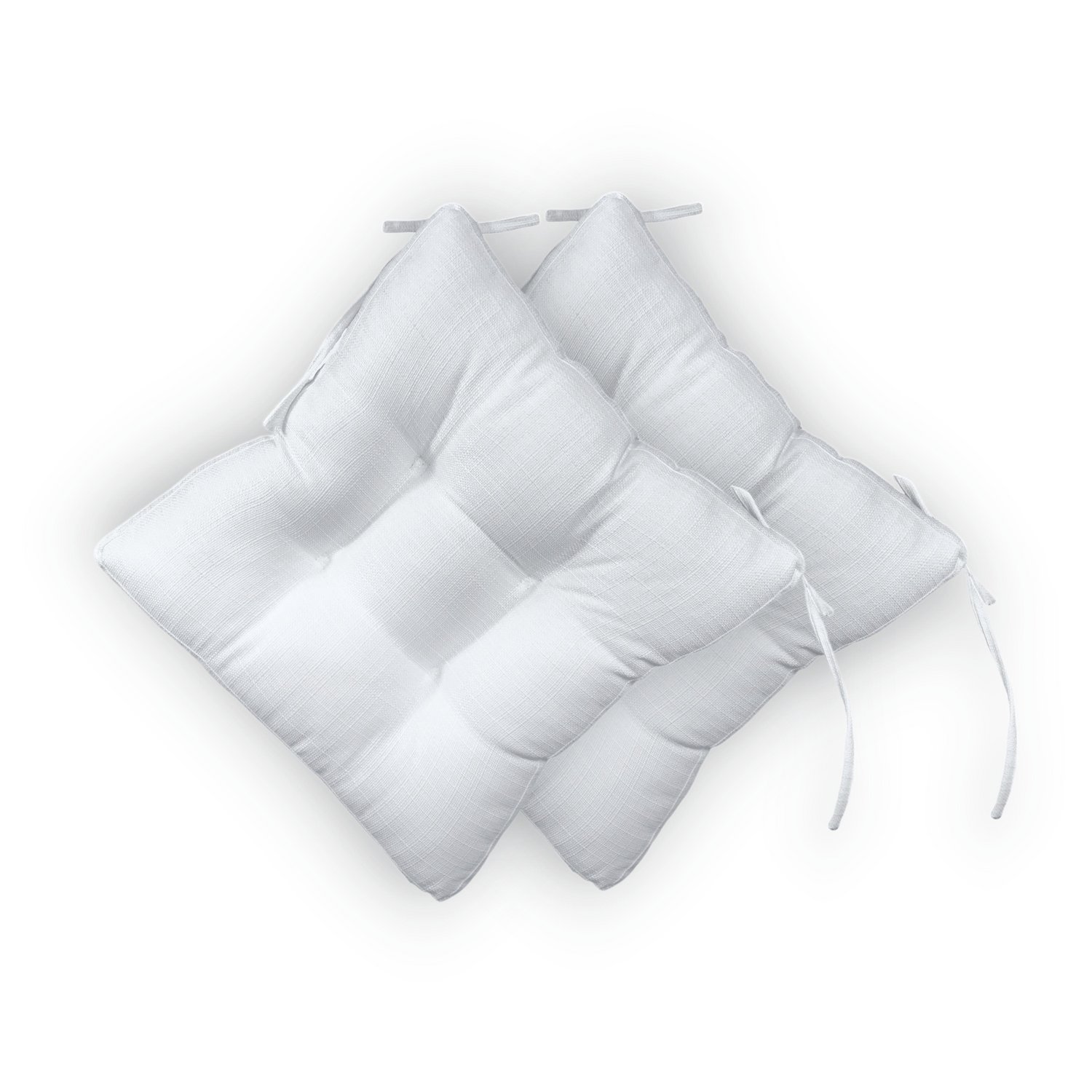 Foto 2 pulgar | Cojín Para Silla Good Night Monarca Classic Home Semi-firme 2 Blanco 45x45cm