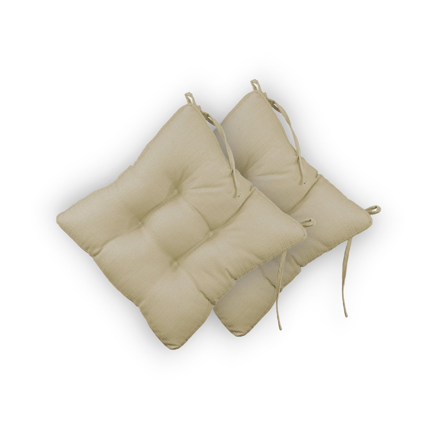 Foto 2 pulgar | Cojín Para Silla Good Night Monarca Classic Home Semi-firme 2 Beige 45x45cm