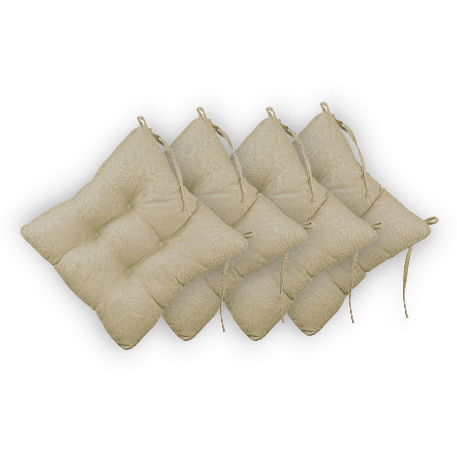 Foto 2 pulgar | Cojín Para Silla Good Night Monarca Classic Home Semi-firme 4 Beige 45x45cm