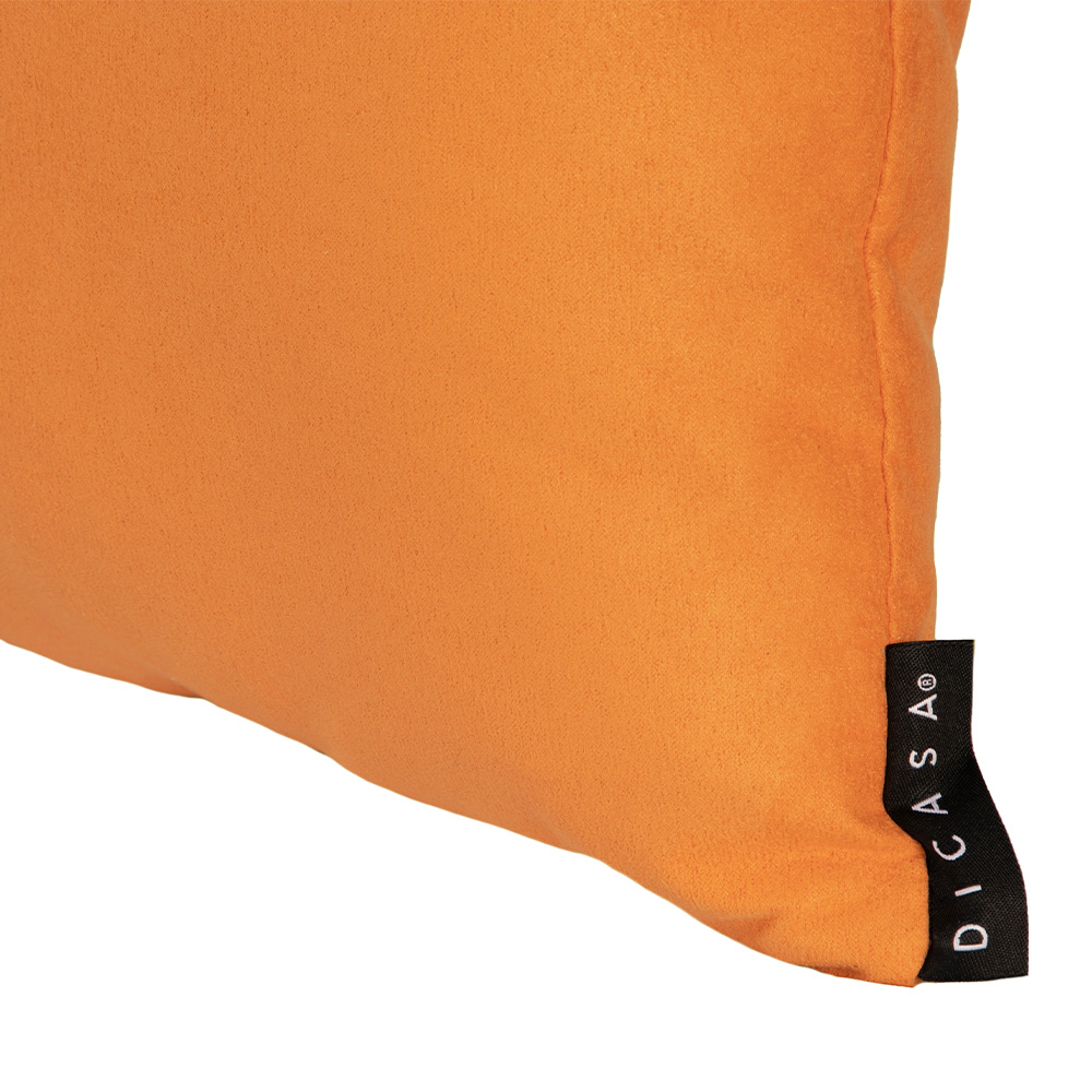 Foto 4 pulgar | Cojín Riñonera Decorativo DICASA Sora Delta Naranja Rectangular