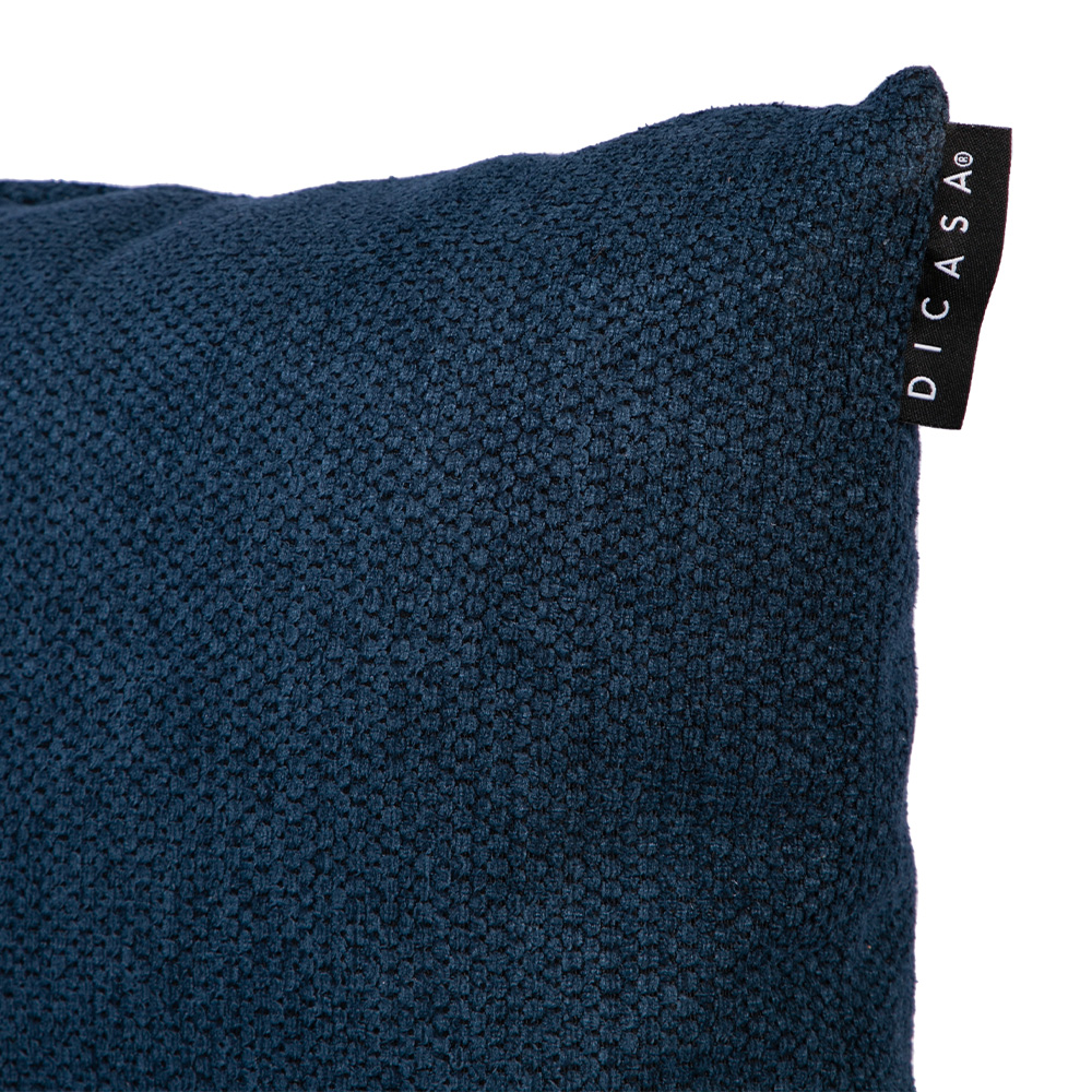 Foto 3 | Cojín Riñonera Decorativo DICASA Rivo Delta Azul Rectangular 2 Piezas