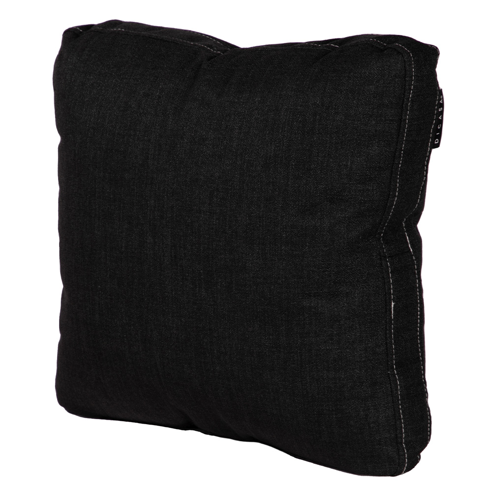 Foto 5 | Cojín Decorativo DICASA Belu Alfa + Delta + Zita Negro Chico, Grande y Rectangular 3 Piezas