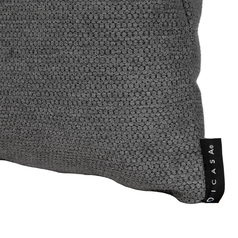 Foto 4 pulgar | Cojín Decorativo Dicasa Rivo Alfa color Gris Cuadrado Chico