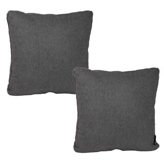 Foto 1 | Cojín Decorativo Dicasa Rivo Zita color Gris Cuadrado Grande Set De 2