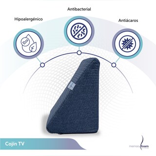 Foto 2 | Cojín O Respaldo Para Tv Hecho De Memory Foam Ideal Para Ver La Tv, Trabajar O Cenar En La Cama