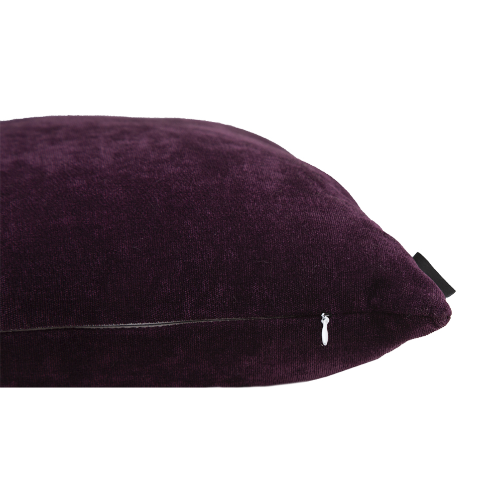 Foto 5 pulgar | Cojin Decorativo Dicasa Velvet Alfa Color Morado Cuadrado Chico