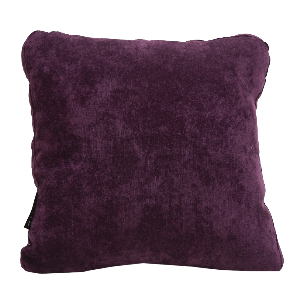 Foto 2 | Set De 3 Cojines Decorativos Dicasa Velvet Delta Y Zita Color Morado  (2 Cuadrados Grandes Y 1 Rectangular)