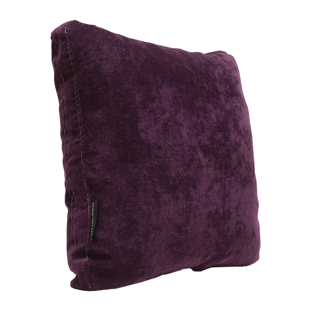 Foto 4 pulgar | Cojin Decorativo Dicasa Velvet Zita Color Morado Cuadrado Grande Set De 4