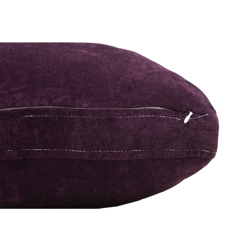 Foto 6 pulgar | Cojin Decorativo Dicasa Velvet Zita Color Morado Cuadrado Grande Set De 4