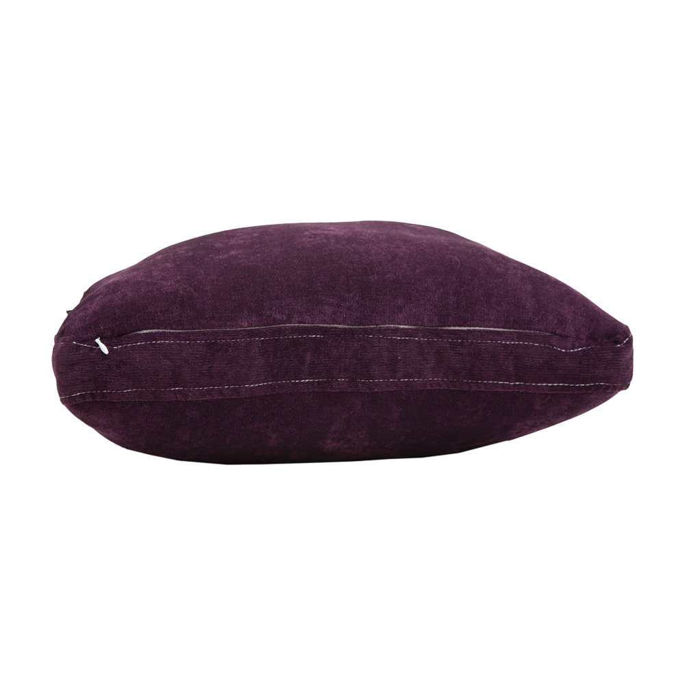 Foto 6 pulgar | Set De 3 Cojines Decorativos Dicasa Velvet Alfa - Zita - Delta Color Morado (1 Cuadrado Ch + 1 Cuad Gde Y 1 Rectangular)