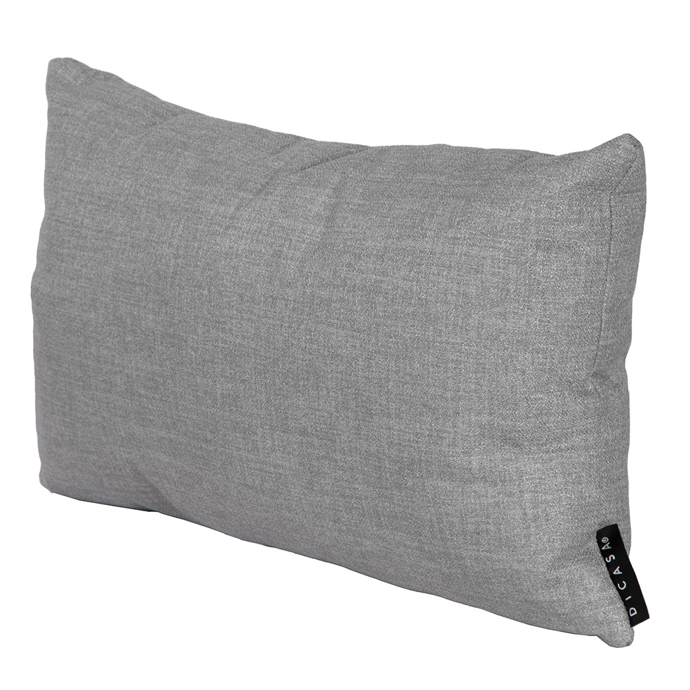 Foto 4 pulgar | Cojin Riñonera Decorativa Dicasa Belu Delta Color Gris Rectangular Set De 4