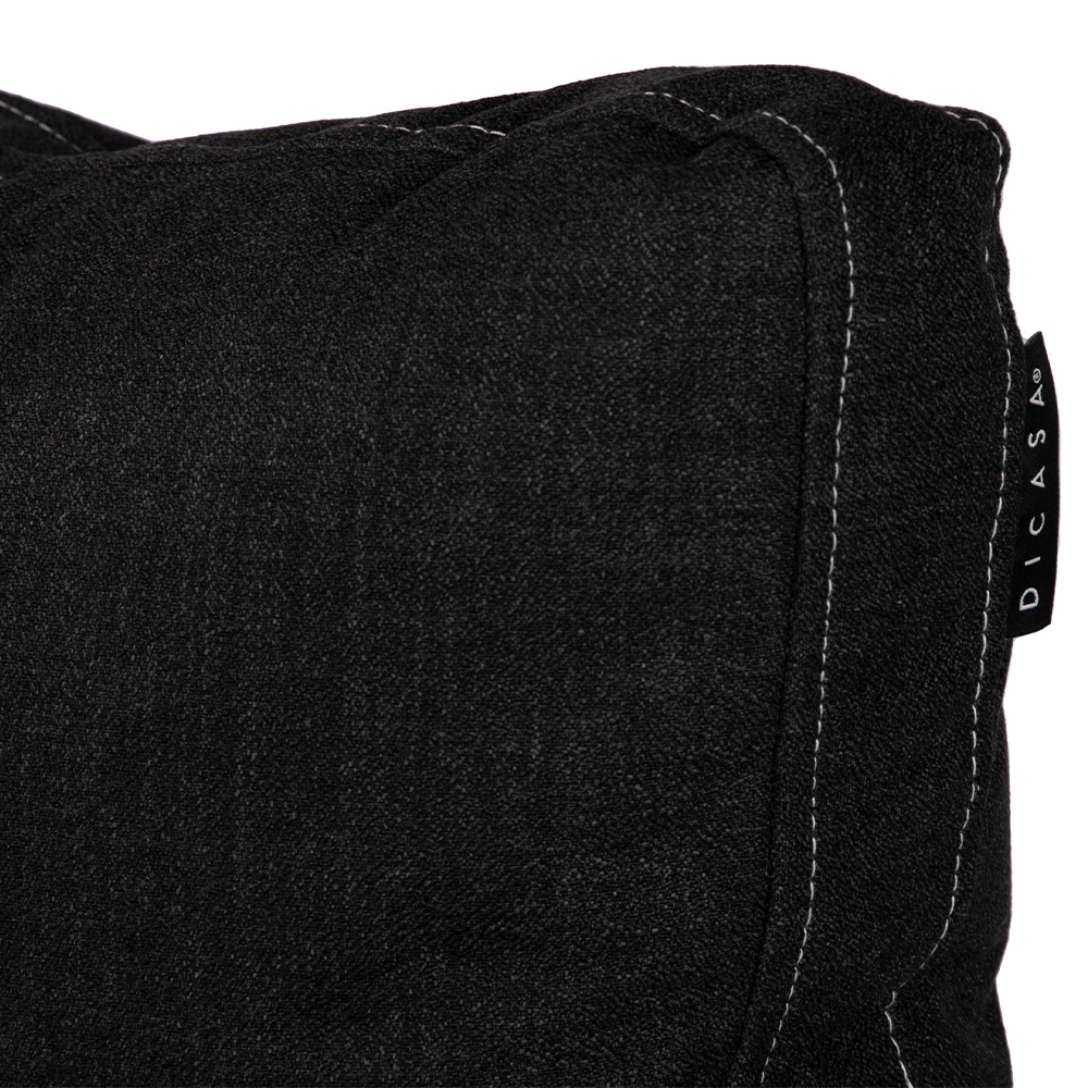 Foto 4 pulgar | Cojin Decorativo Dicasa Belu Zita Color Negro Cuadrado Grande