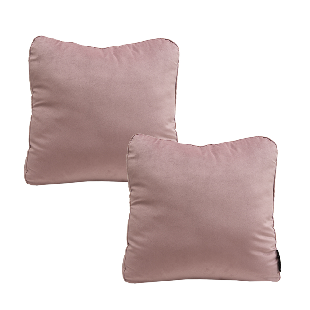 Foto 2 pulgar | Cojin Decorativo Dicasa Dante Zita Color Rosa Cuadrado Grande Set De 2