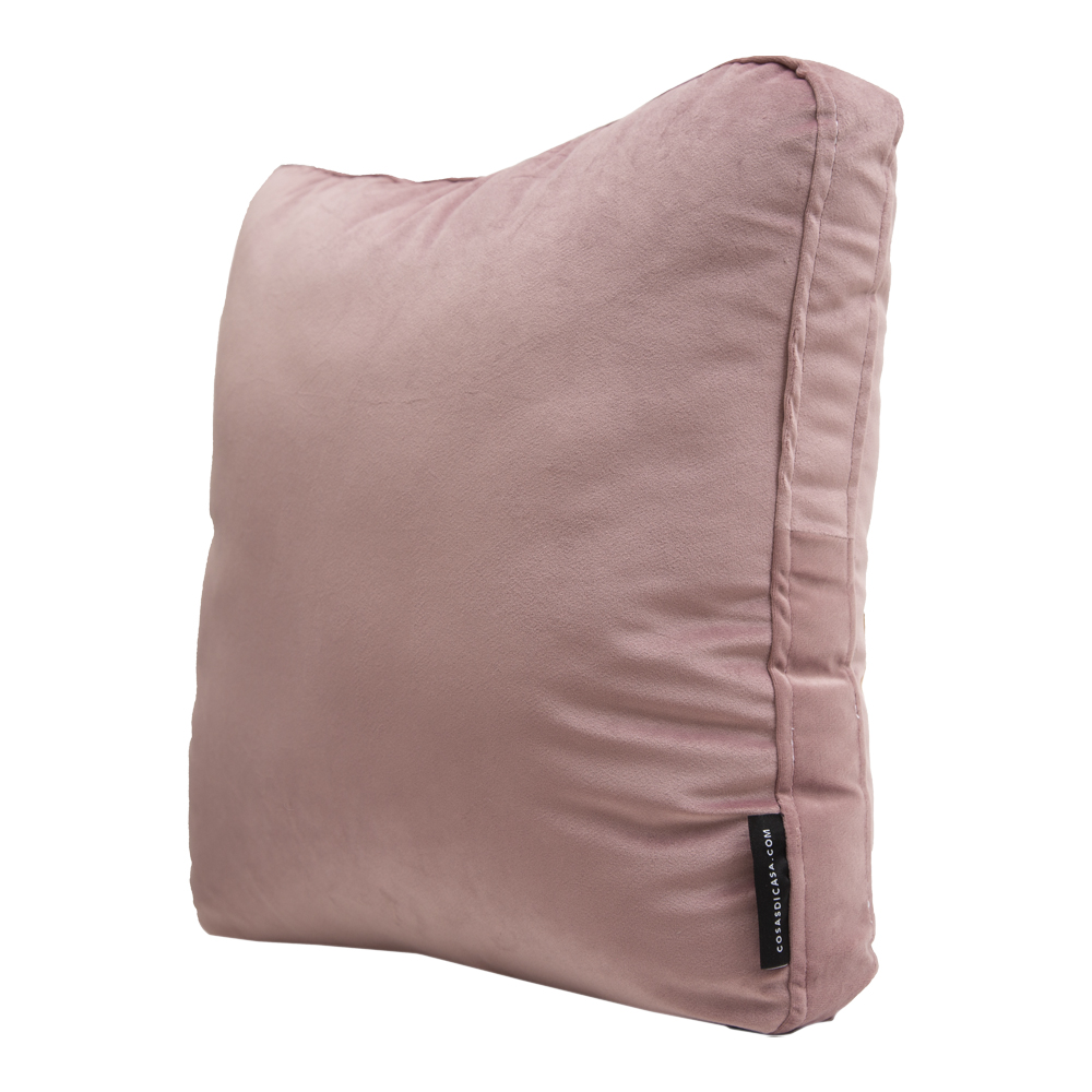 Foto 4 pulgar | Cojin Decorativo Dicasa Dante Zita Color Rosa Cuadrado Grande Set De 2