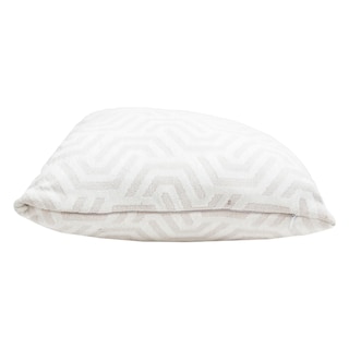 Foto 4 | Cojin Decorativo Dicasa Geo Alfa Color Blanco Cuadrado Chico Set De 2