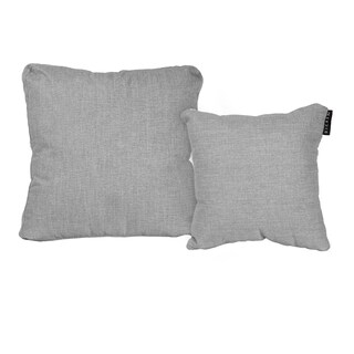 Foto 1 | Set De 2 Cojines Decorativos Dicasa Belu Alfa Y Zita Color Gris Cuadrados (chico Y Grande)