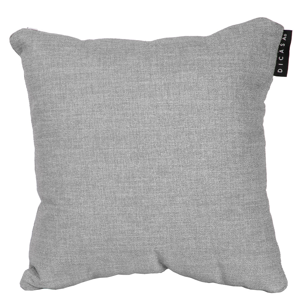 Foto 2 | Set De 2 Cojines Decorativos Dicasa Belu Alfa Y Zita Color Gris Cuadrados (chico Y Grande)