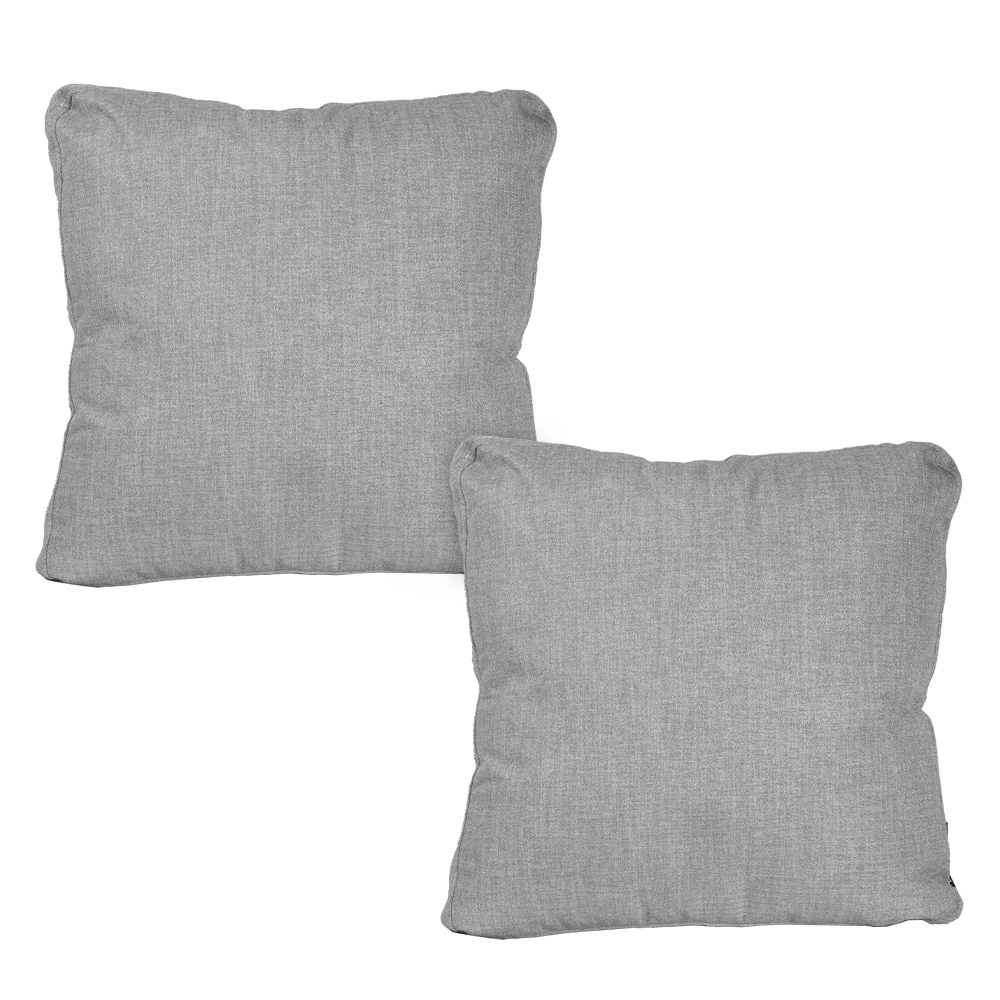 Foto 1 | Cojin Decorativo Dicasa Belu Zita Color Gris Cuadrado Grande Set De 2