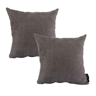 Foto 1 | Cojin Decorativo Dicasa Bless Alfa Color Gris Cuadrado Chico Set De 2