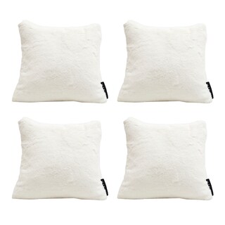 Foto 1 | Cojin Decorativo Dicasa Tail Alfa Color Hueso Cuadrado Chico Set De 4