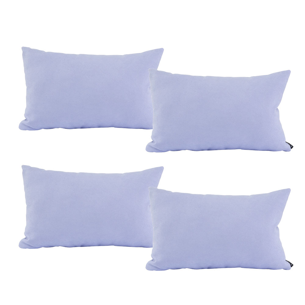 Foto 1 | Cojin Riñonera Decorativa Dicasa Ela Delta Color Lila Rectangular Set De 4