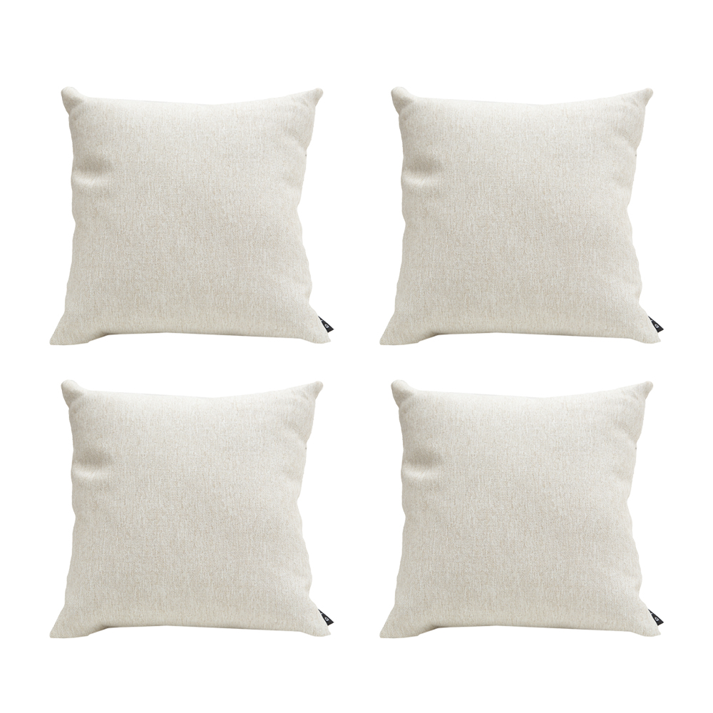 Set de 4 Cojines Dicasa Alfaone Beige