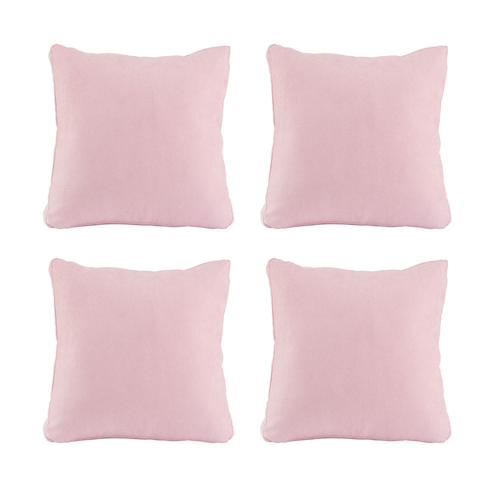 Set de 4 Cojines Dicasa Zitaone Rosa