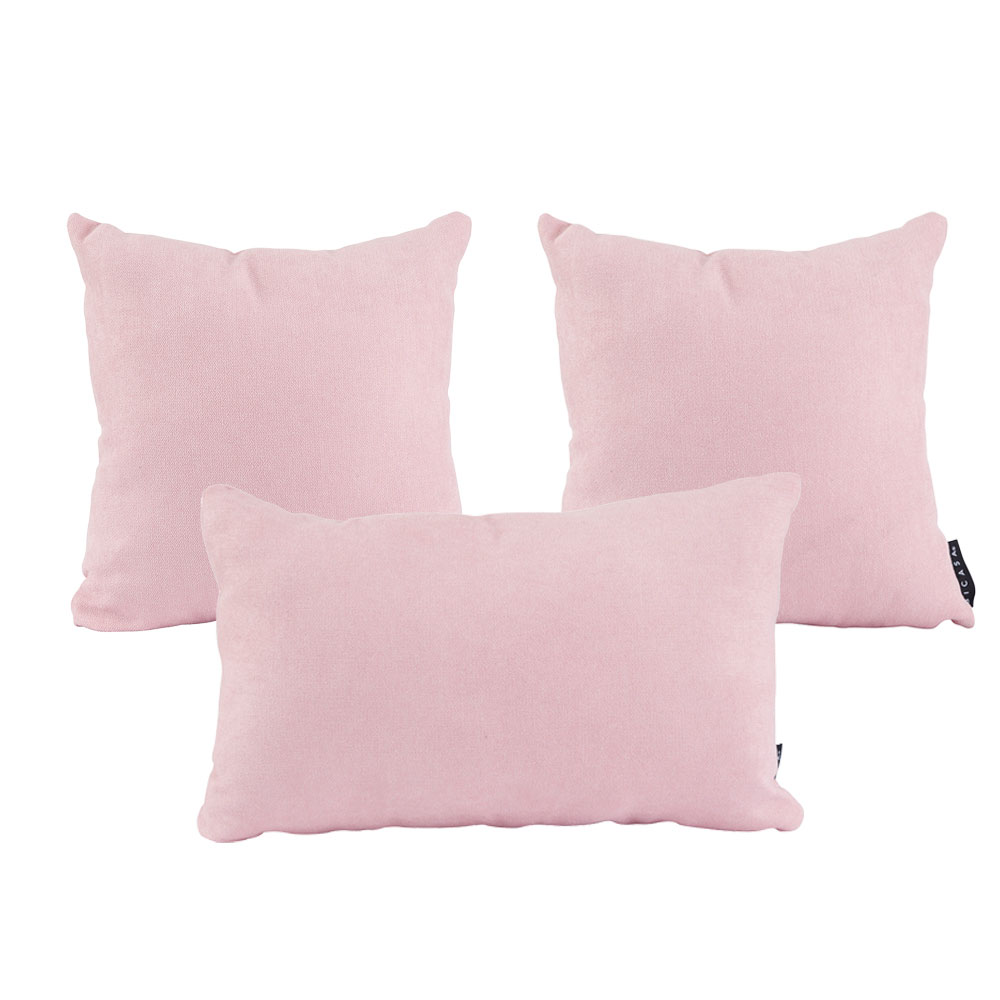 Cojines Dicasa Alfa color Rosa 3 Piezas $1,079