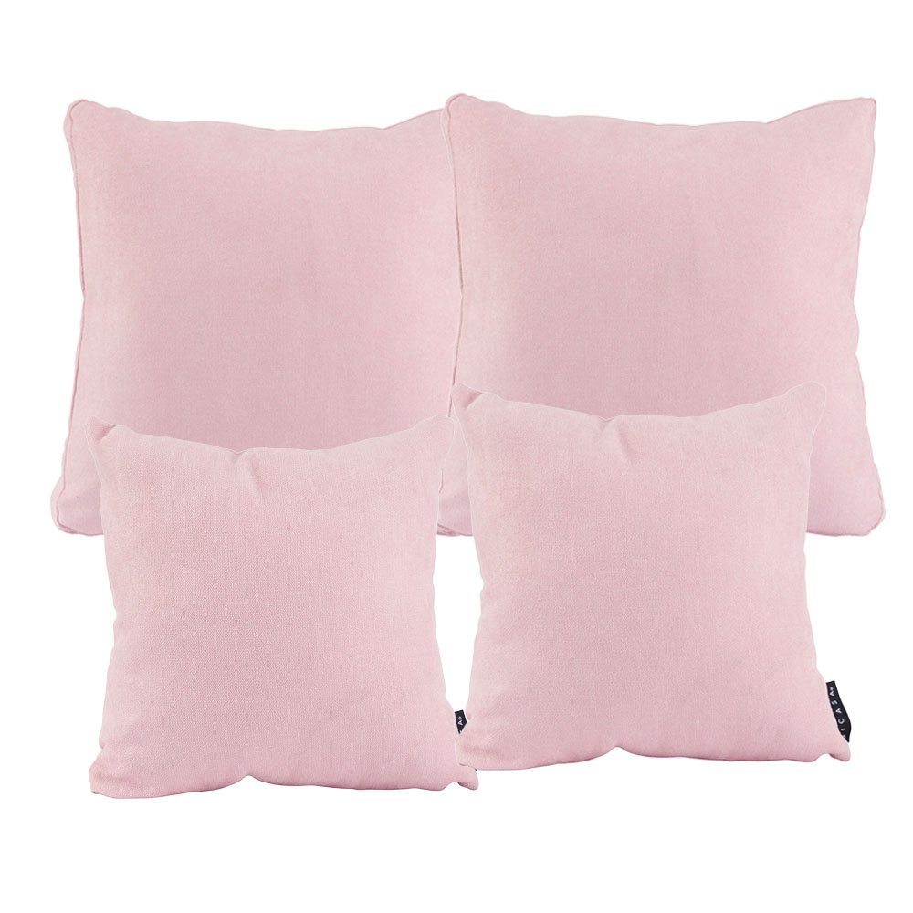 Cojines Dicasa Alfa color Rosa 4 Piezas $1,127