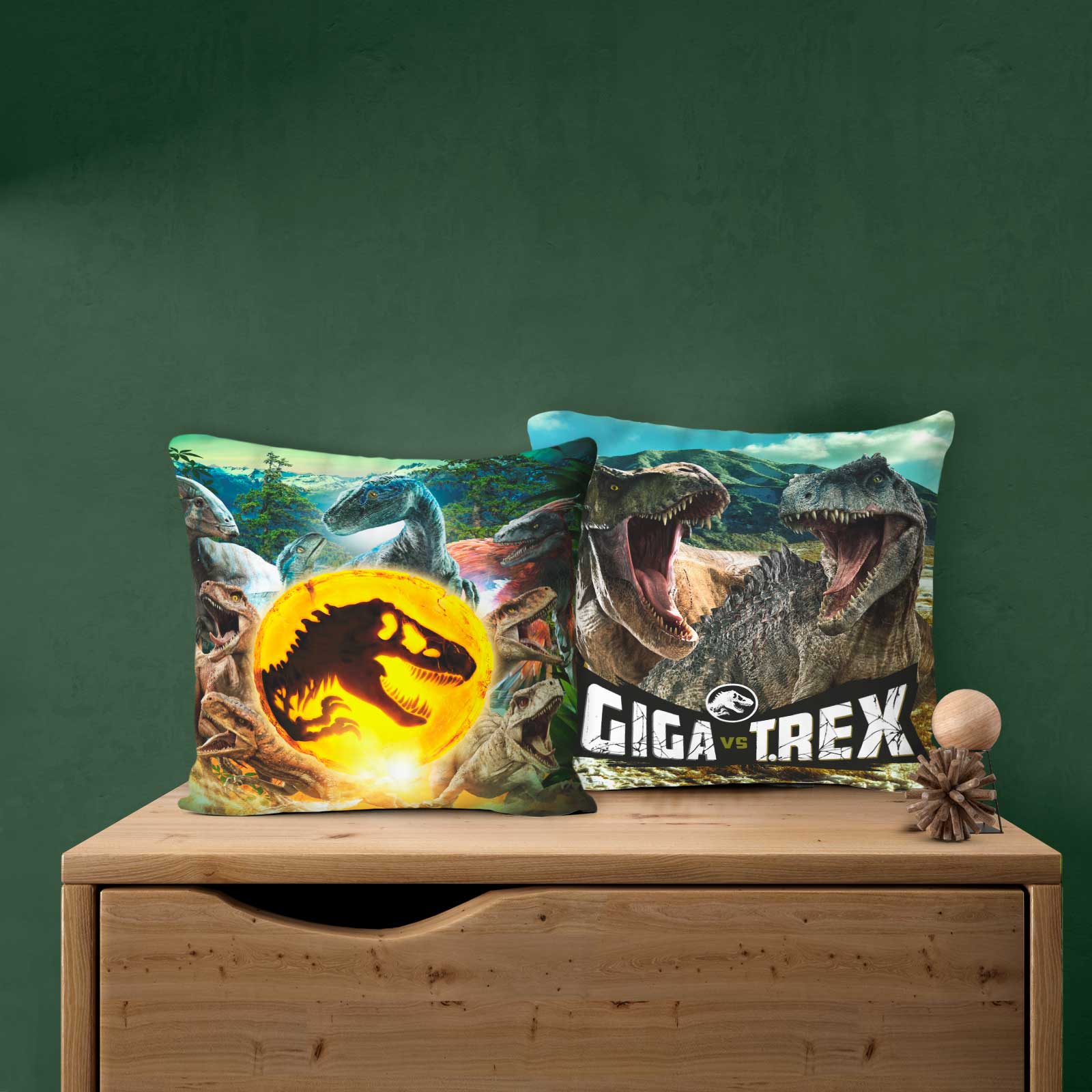 Foto 4 pulgar | Cojín Reversible Providencia Jurassic World Giga  T Rex