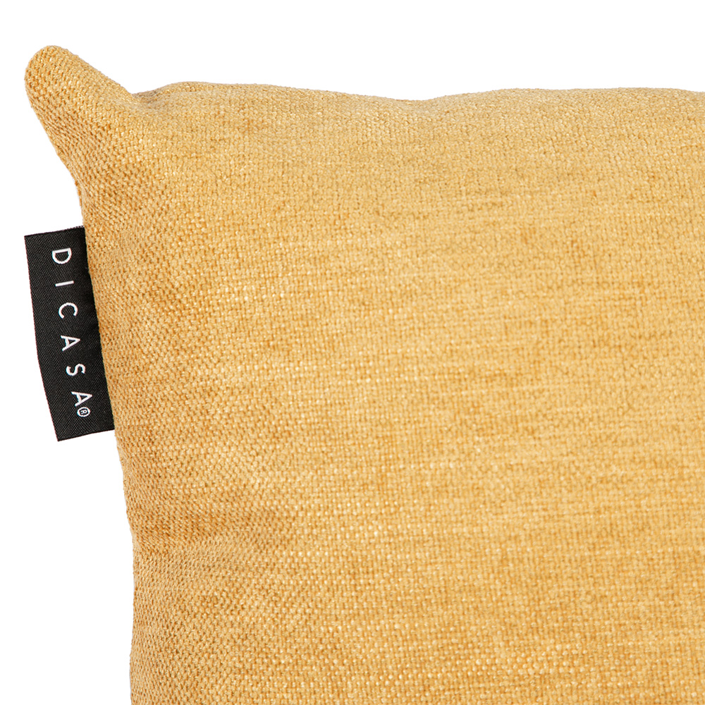 Foto 4 | Cojín Rectangular Decorativo Dicasa Niz Delta Mostaza 2 Piezas