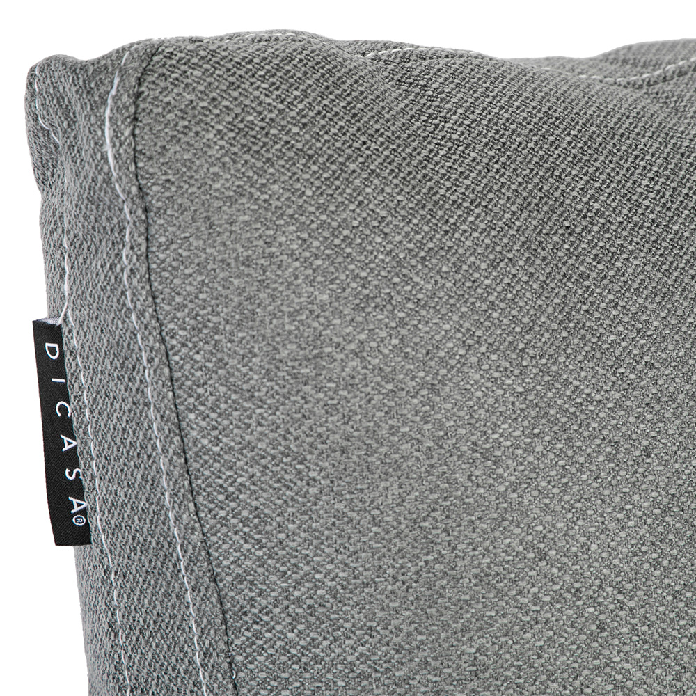Foto 4 | Set de Cojines Dicasa Niz Zita Gris Oscuro Cuadrado 2 Piezas