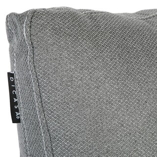 Foto 4 | Set de Cojines Dicasa Niz Zita Gris Oscuro Cuadrado 2 Piezas