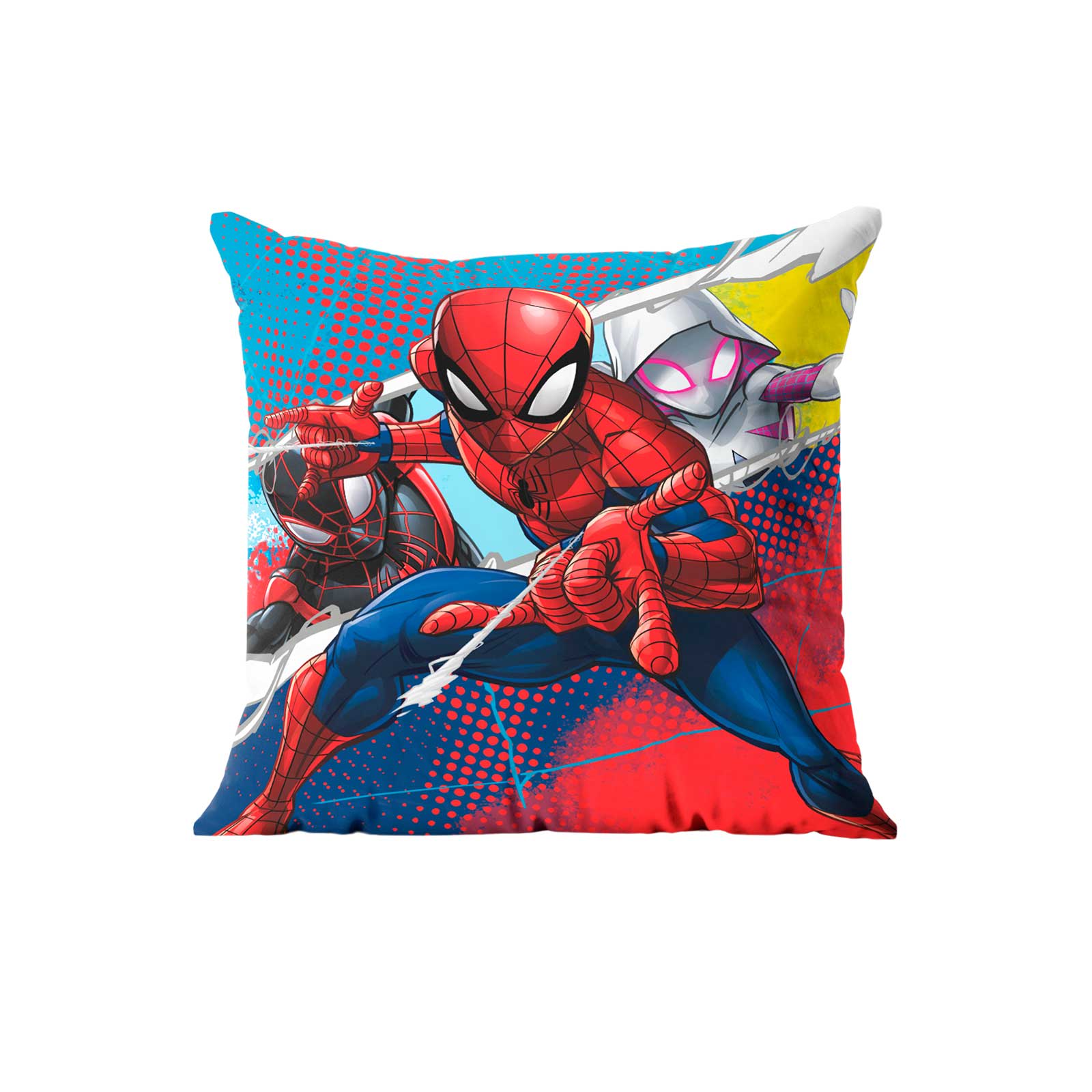 Cojín Reversible Providencia Spider-Man Lucha color Rojo