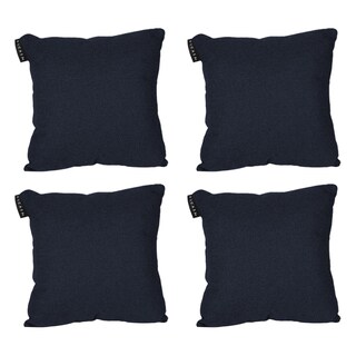 Foto 1 | Cojín Decorativo Dicasa Niz Alfa color Gris Oscuro Cuadrado Chico Set De 4