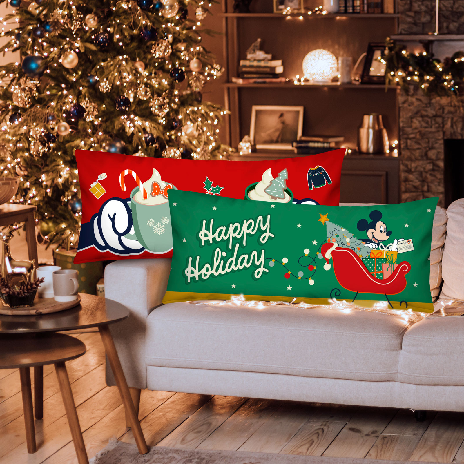 Foto 4 pulgar | Almohada Súper Jumbo Providencia Mickey Trineo