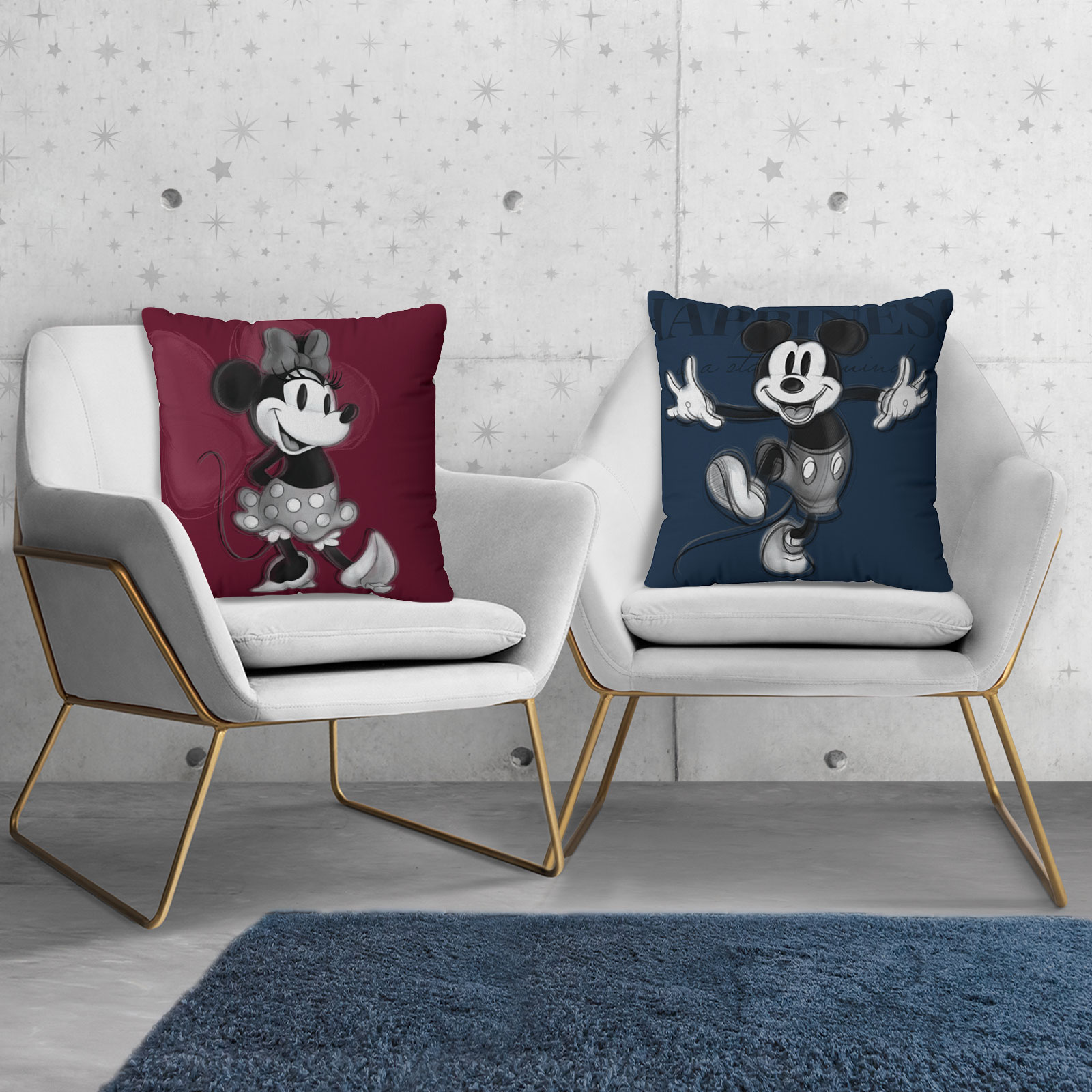 Foto 4 | Cojín Providencia Reversible Mickey & Minnie Classic