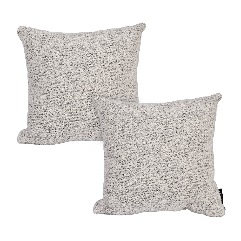 Set Cojines Dicasa Peco Alfa Gris Cuadrado 2 Piezas $777