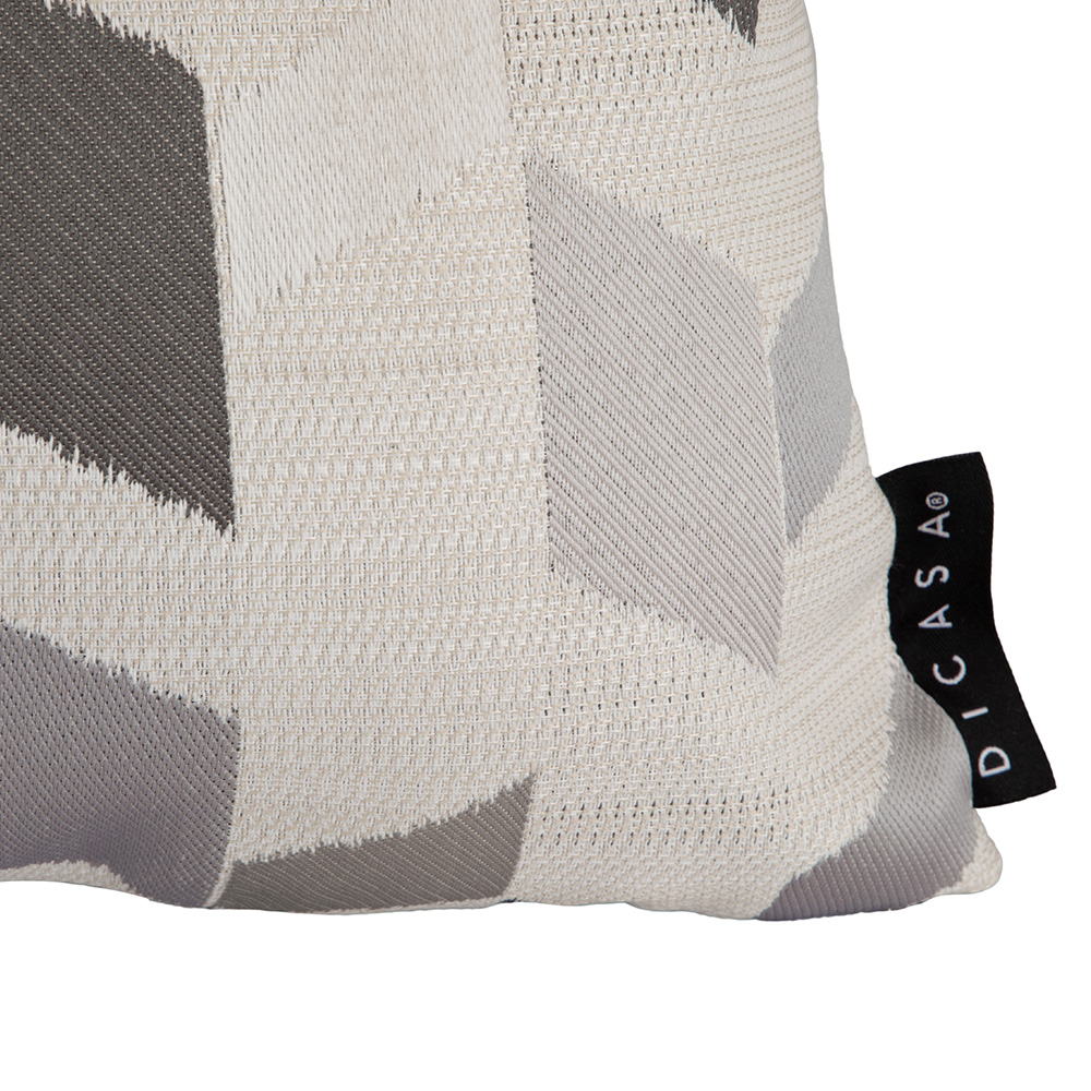 Foto 4 pulgar | Cojin Riñonera Decorativo Dicasa Magic Delta Color Plata Rectangular
