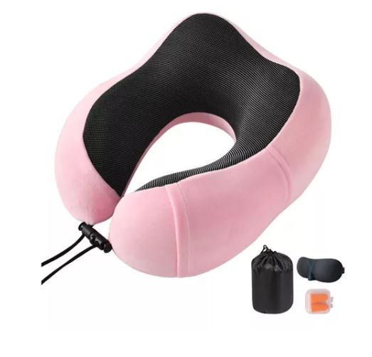 Almohada de Cuello para Viaje Wünd Rosa