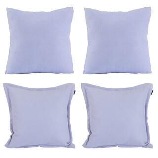 Foto 1 | Set De 4 Cojines Dicasa Zao Kappa Y Zita Color Lila 2 Cuadrados + 2 Cuadrados Grandes