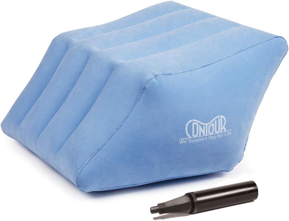 Cojín Inflable Contour para Piernas y Espalda color Azul