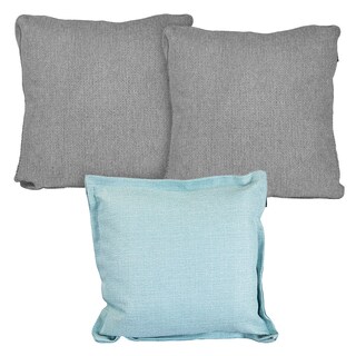 Foto 1 | Set De 3 Cojines Decorativos Dicasa 1 Kappa Color Turqueza +2 Zita Color Plata