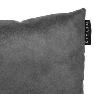 Foto 5 | Set De 3 Cojines Decorativos Dicasa New Kappa Delta Color Gris Oscuro (2 Cuadrados + 1 Rectangular)