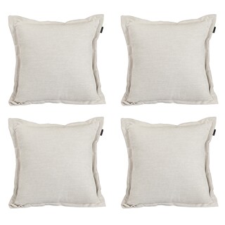 Foto 1 | Cojin Decorativo Dicasa Niz Kappa Color Beige Claro Cuadrado Set De 4