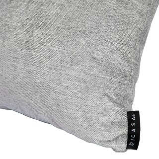 Foto 7 | Set De 3 Cojines Dicasa Niz Kappa Zita Delta Color Plata (1 Cuadrado + 1 Cuad Gde Y 1 Rect)