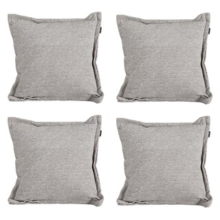 Foto 1 | Cojin Decorativo Dicasa Peco Kappa Color Plata Cuadrado Set De 4
