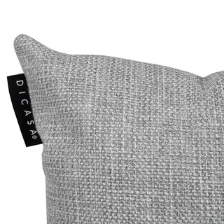 Foto 5 | Set De 3 Cojines Decorativos Dicasa Fash Kappa Zita Color Gris (1 Rectangular Y 2 Cuadrados Grandes)