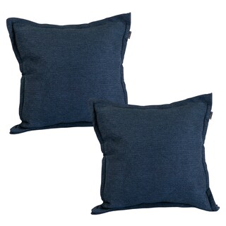 Foto 1 | Set De 2 Cojines Decorativo Dicasa Rivo Kappa Color Azul Cuadrado