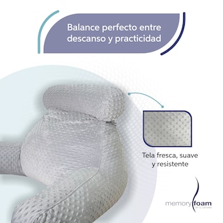 Foto 3 | Almohada de Lectura Memory Foam con Descansa Brazos